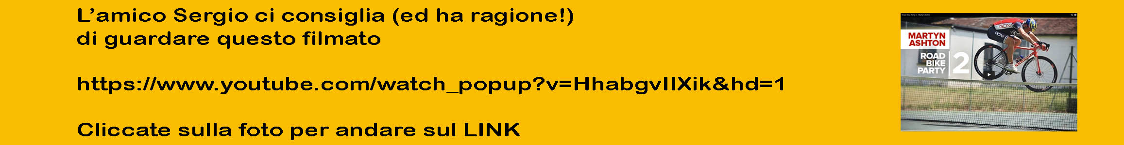Banner del link consigliato da Sergio