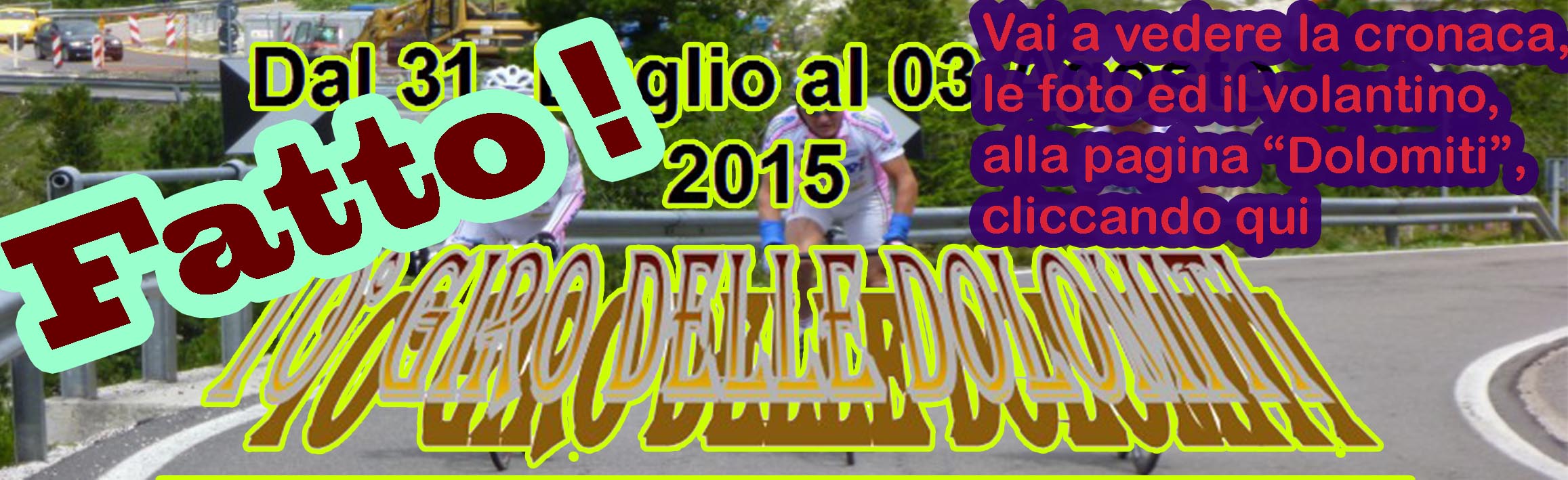 Pagina delle gite sulle Dolomiti