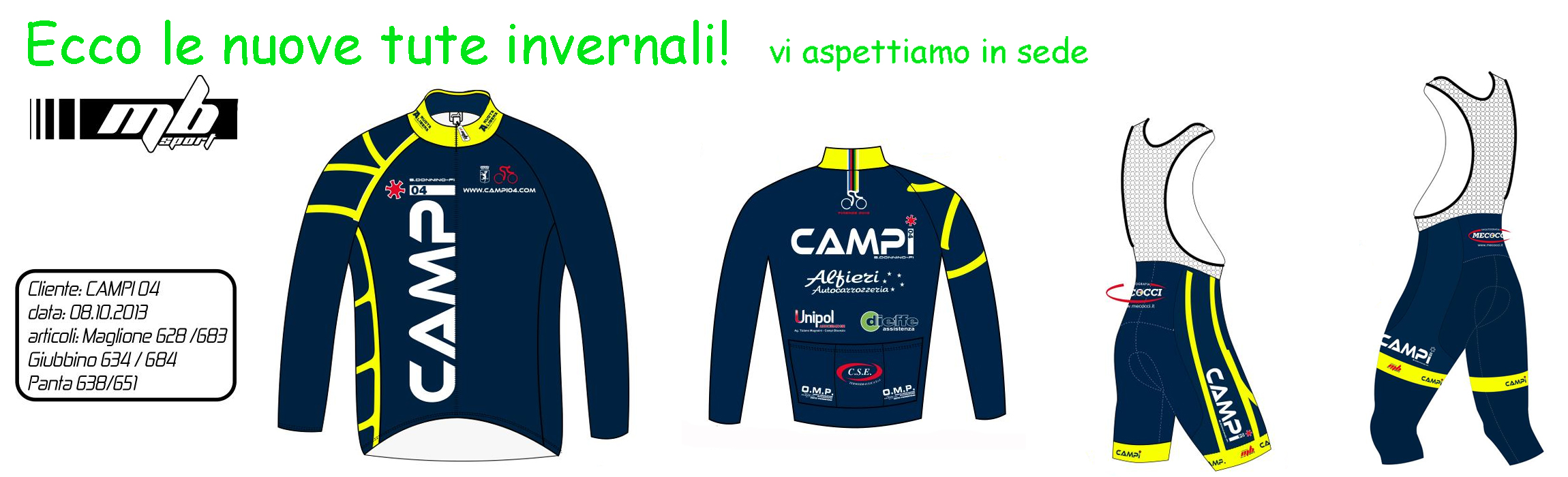Nuove tute invernali